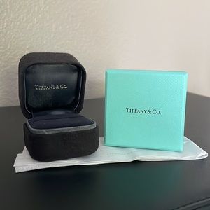 Tiffany & Co velvet jewelry boxes and gift packaging